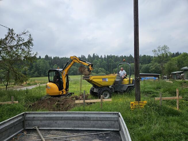 Wynajem mini koparki JCB 8030