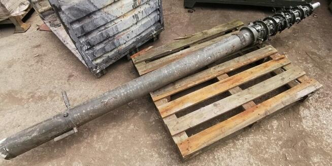 ROZKŁADANY PIECIOSEGMENTOWY maszt wojskowy około 21m