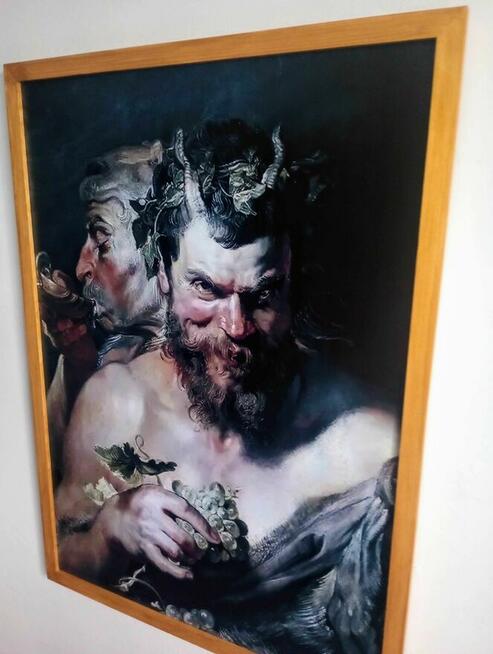 Obraz na płótnie -Dwóch Satyrów, Peter Paul Rubens, 50x70cm