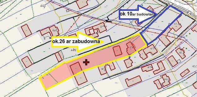 Siedlisko wiejskie plus 10 ar działka budowlana