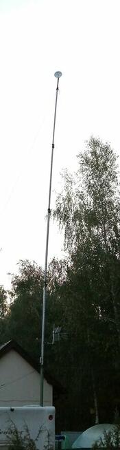 ROZKŁADANY PIECIOSEGMENTOWY maszt wojskowy około 21m