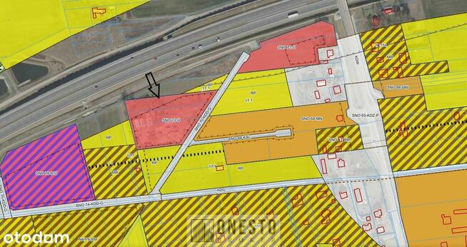 Działka usługowa, Cena do negocjacji, Snopków