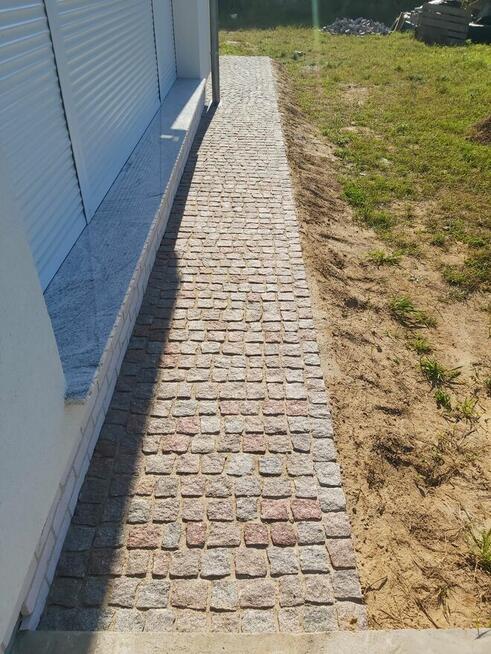 Kostka granitowa Miszung 4/6 mieszanka kolorów bruk łupany