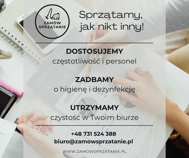 Profesjonalne sprzątanie biur- Czystość na wyciągnięcie ręki