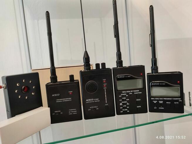 Wykrywanie Podsłuchów, Kamer i lokalizatorów GPS. Od 2006r