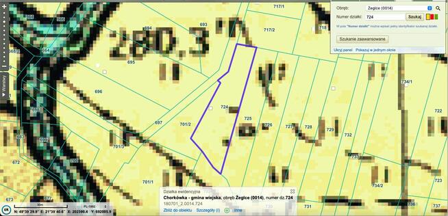 Na sprzedaż: 5 działek gruntowych w Żeglcach