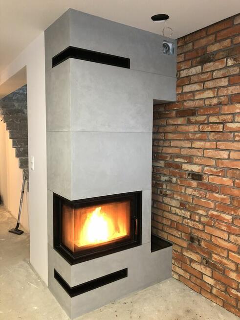 Kominek narożny z montażem Instalacja kominka RADOM
