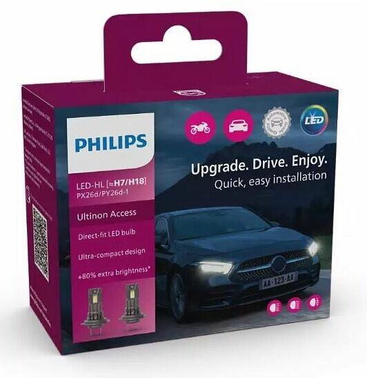 ŻARÓWKI PHILIPS LED ULTINON ACCESS U2500CX H7/H18 12V