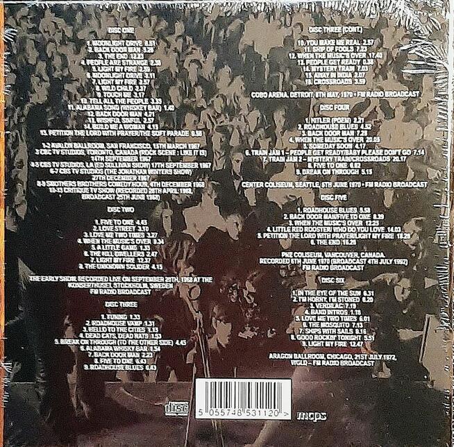 Unikat Zestaw 6 Płytowy CD Kultowego Zespołu THE DOORS