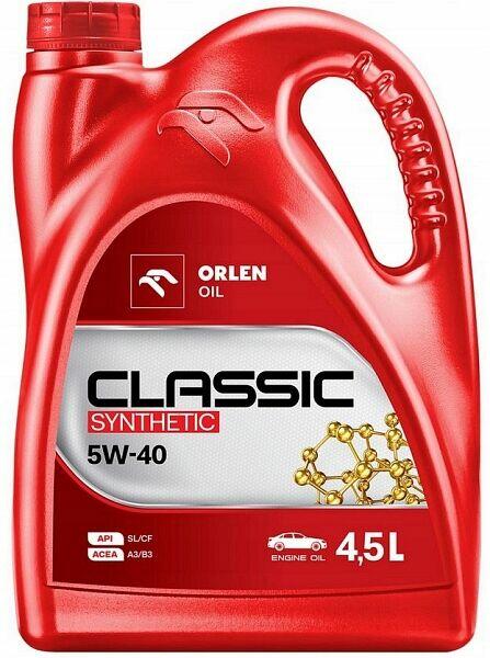 ORLEN CLASSIC SYNTHETIC 5W40 4,5L KATOWICE