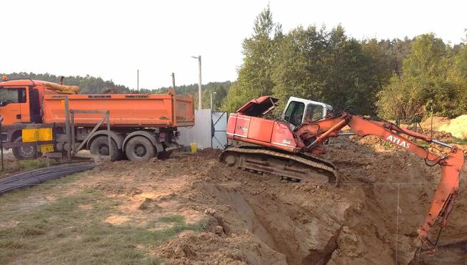 Usługi wynajem minikoparka koparka gąsienicowa miniładowarka