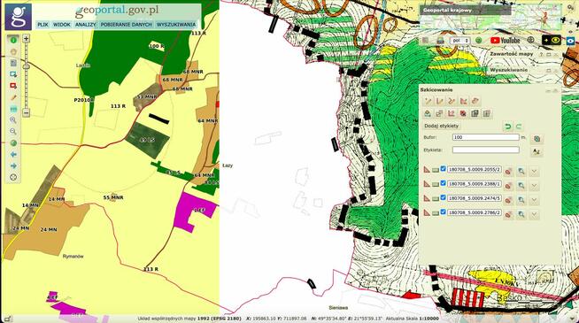 Na sprzedaż: 4 działek gruntowych w Łazy