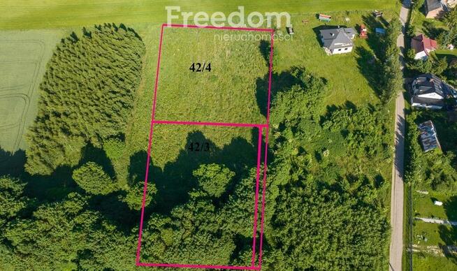 Działka z wydanymi warunkami zabudowy na dom