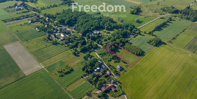 Działka z wydanymi warunkami zabudowy na dom