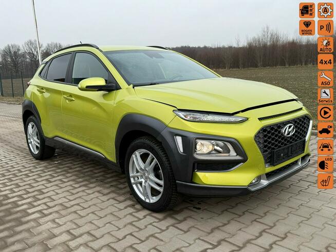 Hyundai Kona Premium*AWD*Automat*Kamera*GrzaneFotele*SerwisAso*NiskiPrzebieg