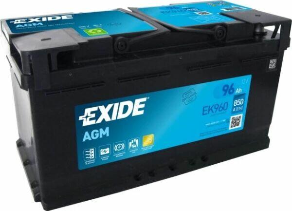 AKUMULATOR EXIDE AGM 96AH 850A