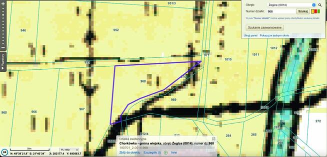 Na sprzedaż: 5 działek gruntowych w Żeglcach