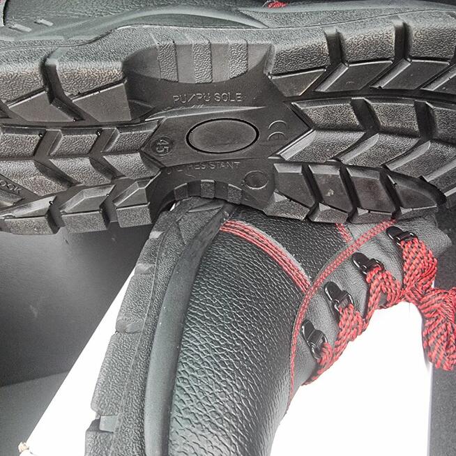 OCIEPLANE Buty 45 Trzewiki Ochronne Robocze Antypoślizgowe