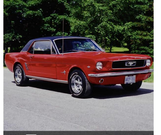 Samochód do ślubu. Mustang do ślubu