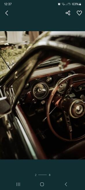 Samochód do ślubu. Mustang do ślubu