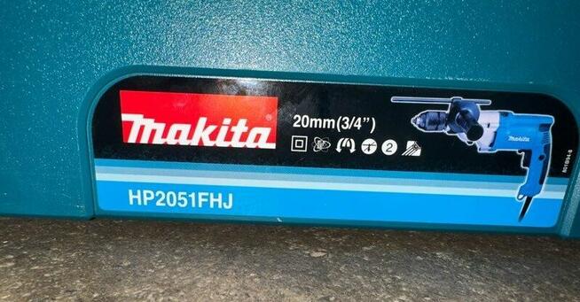 Wiertarka udarowa Makita HP2051FHJ niewiele używana