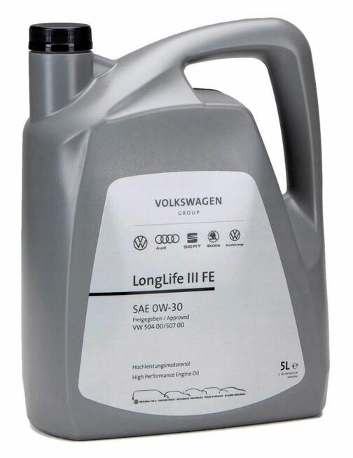 OLEJ VOLKSWAGEN 0W30 LONGLIFE III FE 5L 504/507 VW KATOWICE