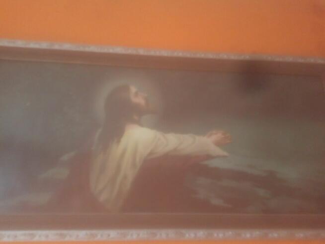 Obraz Pan Jezus wymiary 130cm na 62cm