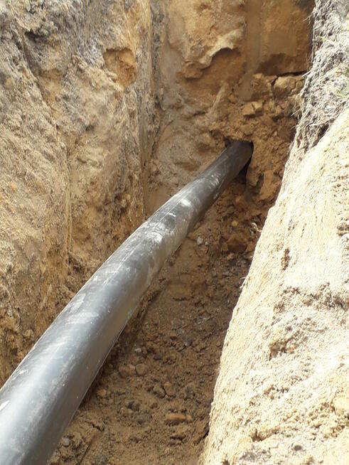 MINIKOPARKA PRZECISKI KRETEM przebicia pod drogami kostką