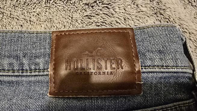 Jeansy męskie Hollister California W33-32 slim stretch Oryg