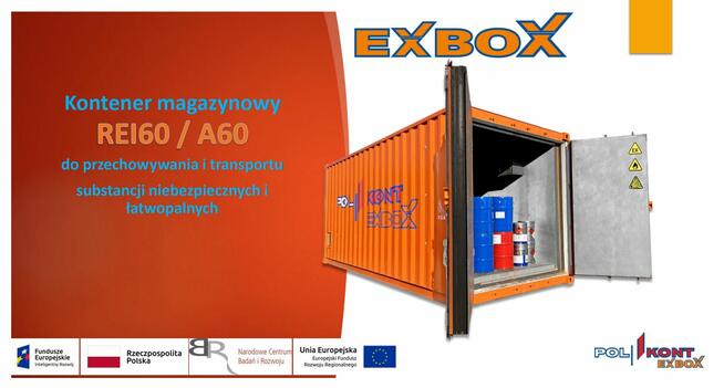 Kontener ognioodporny REI 60 / EX / ATEX