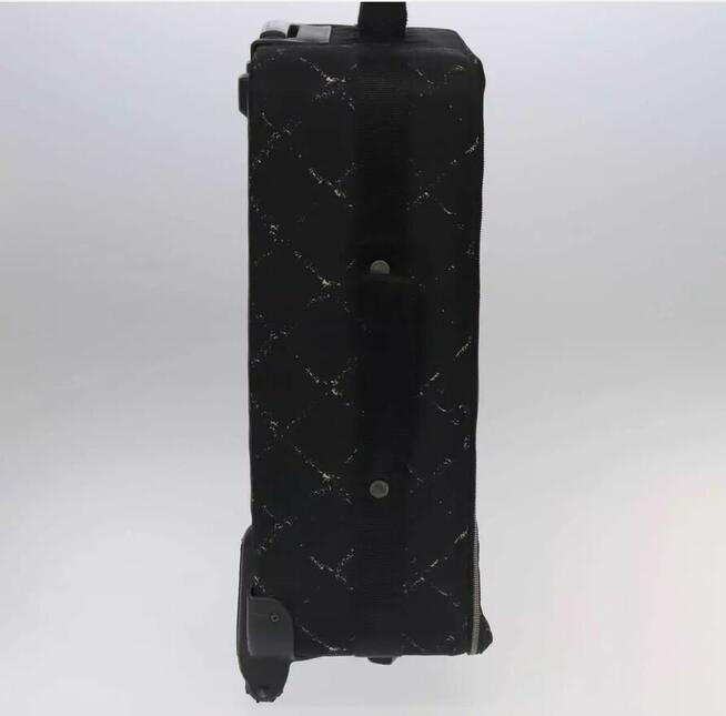 CHANEL Travel Line Suitcase Nylon Black CC - Stan Idealny!