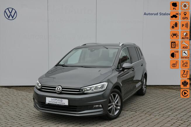 Volkswagen Touran 1.5TSI 150KM DSG Highline 7os Kamera El.Klapa Hak Podgrz.Szyba SalonPL