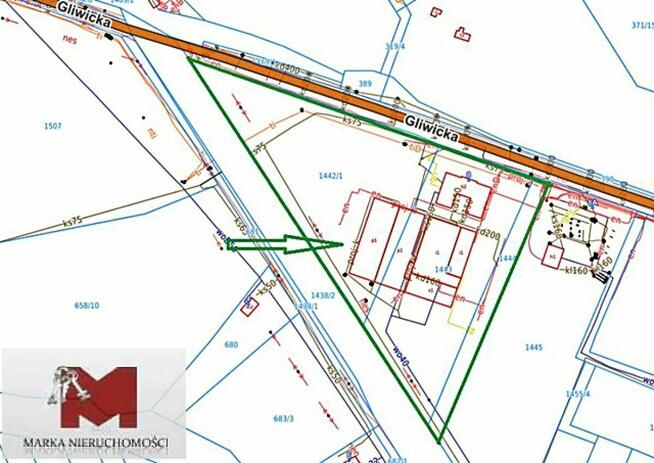 Działka przemysłowa Bierawa Bierawa, Gliwicka