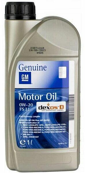 OPEL GM 0W20 FS LL OV0401547 5L KATOWICE