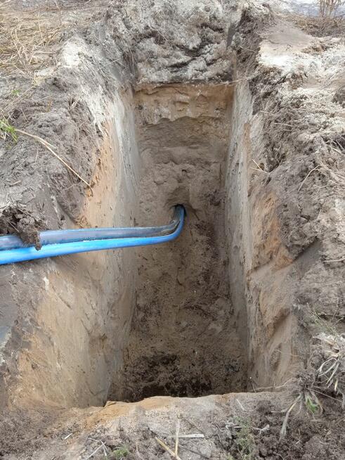 MINIKOPARKA PRZECISKI KRETEM przebicia pod drogami kostką