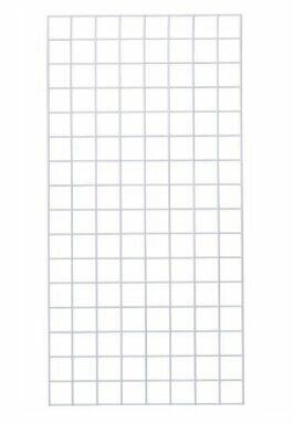 KRATA EKSPOZYCYJNA biała KRATOWNICA SKLEPOWA 120x40 na haki