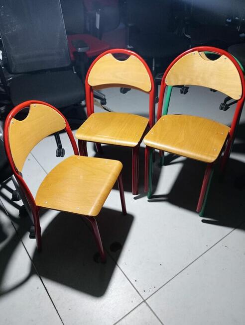 Krzesło drewniane szkolne dla dzieci krzesła fotele biuro pr