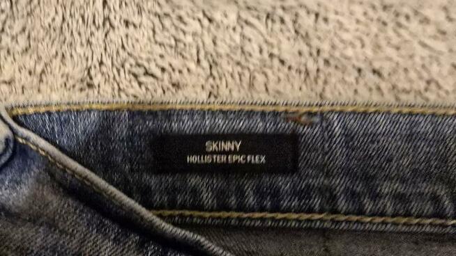 Jeansy męskie Hollister California W33-32 slim stretch Oryg