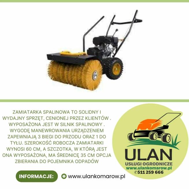 wynajem sprzętu ogrodniczego