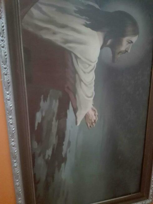 Obraz Pan Jezus wymiary 130cm na 62cm