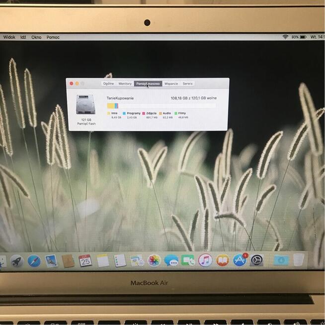 Laptop MacBook Air 13 i5 1.4GHz 4GB 128GB SSD