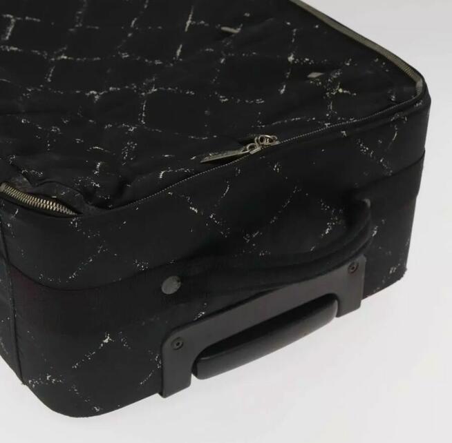 CHANEL Travel Line Suitcase Nylon Black CC - Stan Idealny!