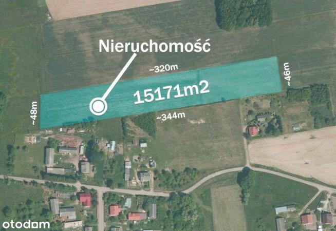 Duża działka | powierzchnia 15.171 m2 |