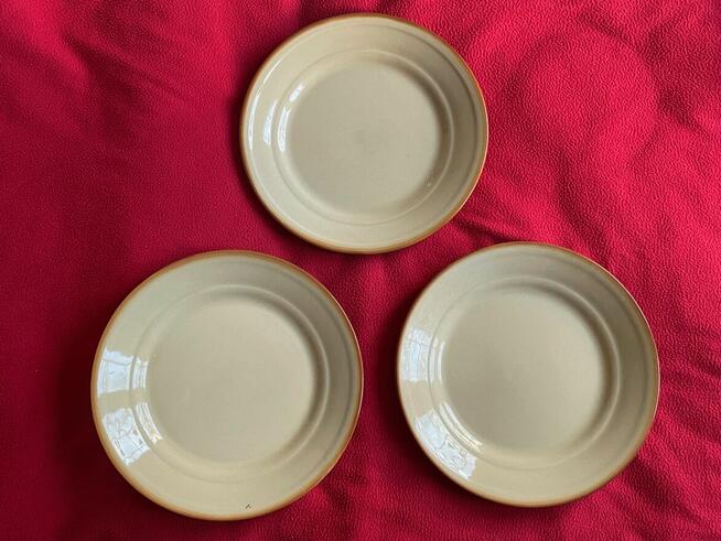 Stare talerze płaskie Tułowice PRL i gratis