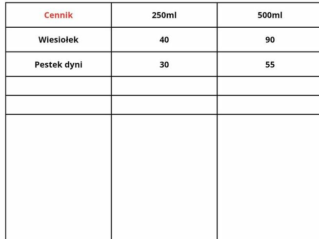 Oleje zimnotłoczone