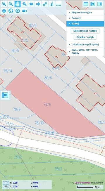 Działka ul.Górna Puławy
