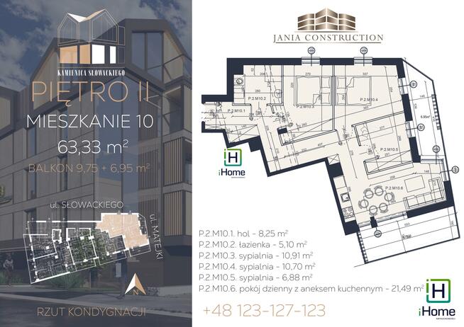 Mieszkanie Myślenice, Juliusza Słowackiego