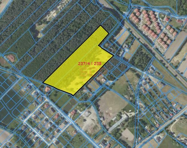 Działka budowlana Zębice gm. Siechnice, Parkowa