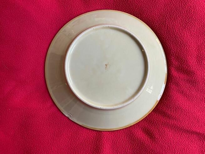 Stare talerze płaskie Tułowice PRL i gratis