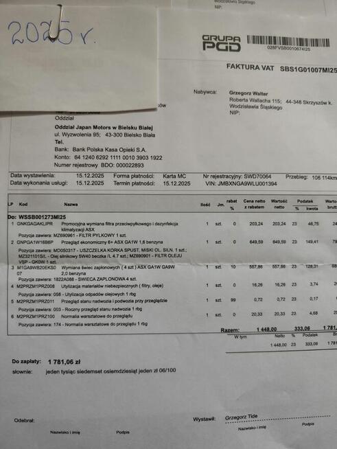 Mitsubishi ASX 2019 2.0 150KM I właściciel salon Polska